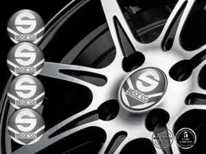 Sparco Édition Autocollants Silicone Décalques Jante Premium